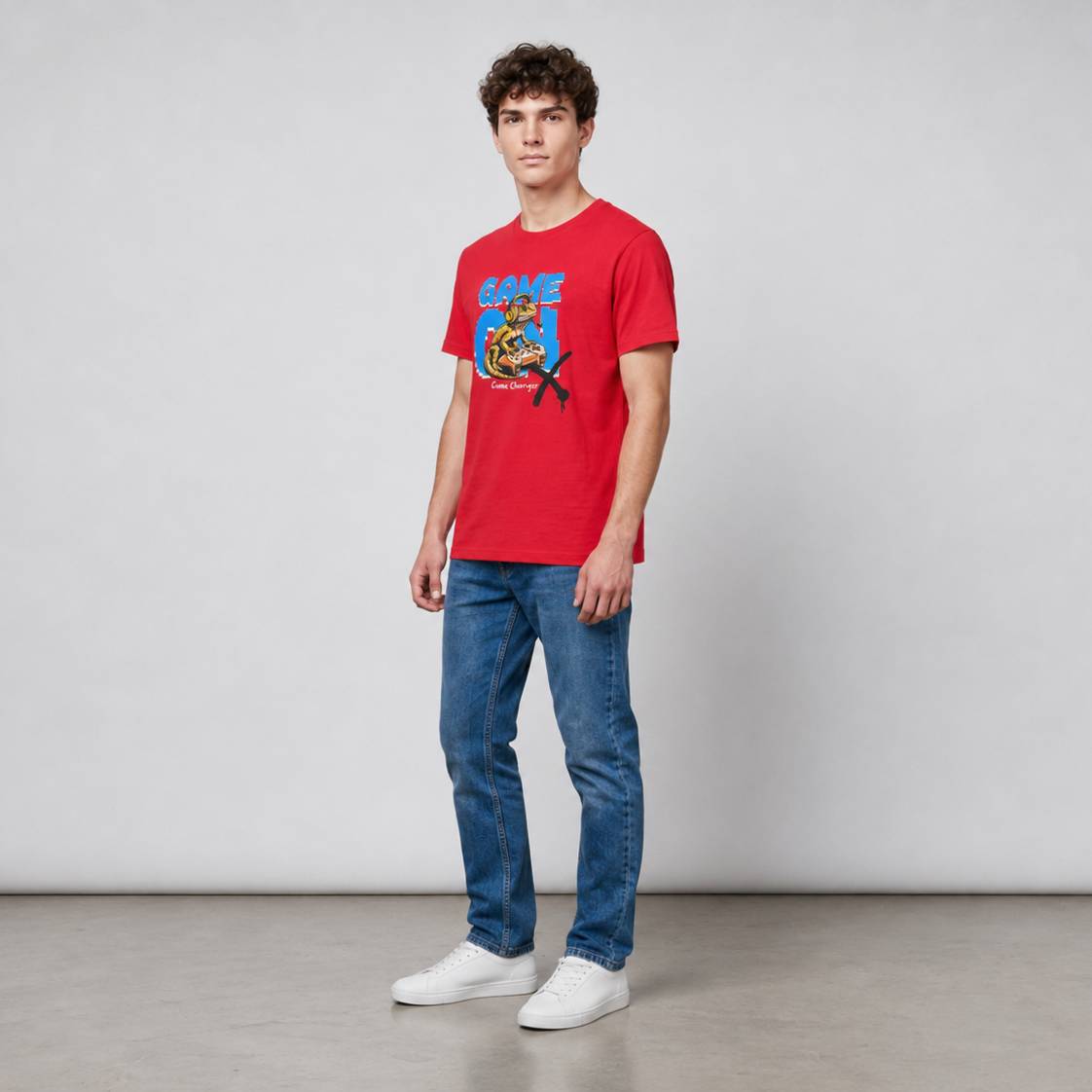 Game on- Rotes T-shirt- UPGRAYZ