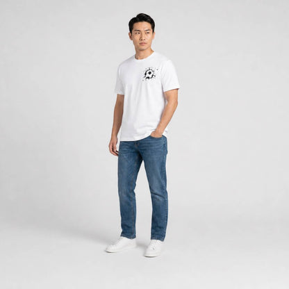 Fussball Crush - Weißes T-shirt- UPGRAYZ
