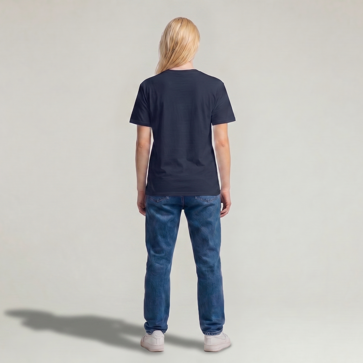 Kick it- Blaues T-Shirt-UPGRAYZ