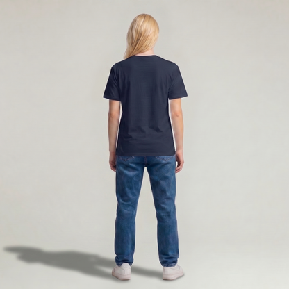 Kick it- Blaues T-Shirt-UPGRAYZ