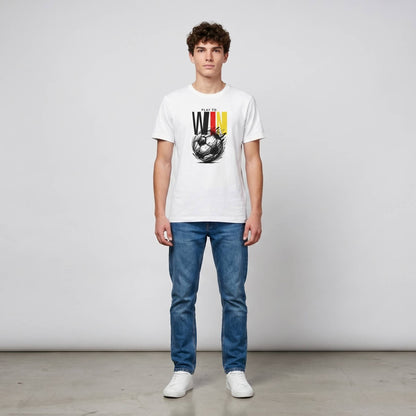 Fussball Play to Win- Weisses T-shirt- UPGRAYZ