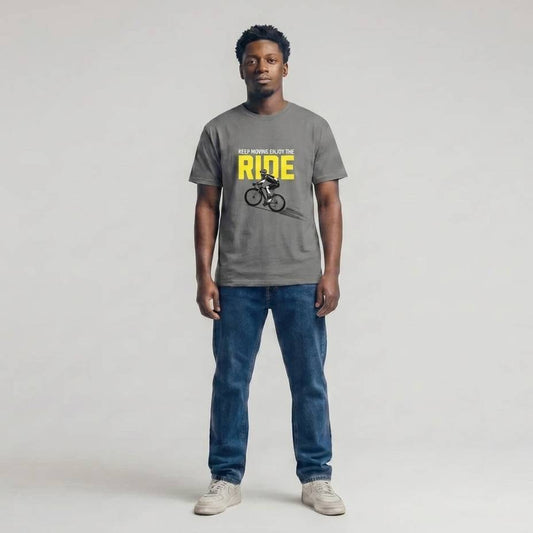 Keep Moving- Graues T-shirt- UPGRAYZ