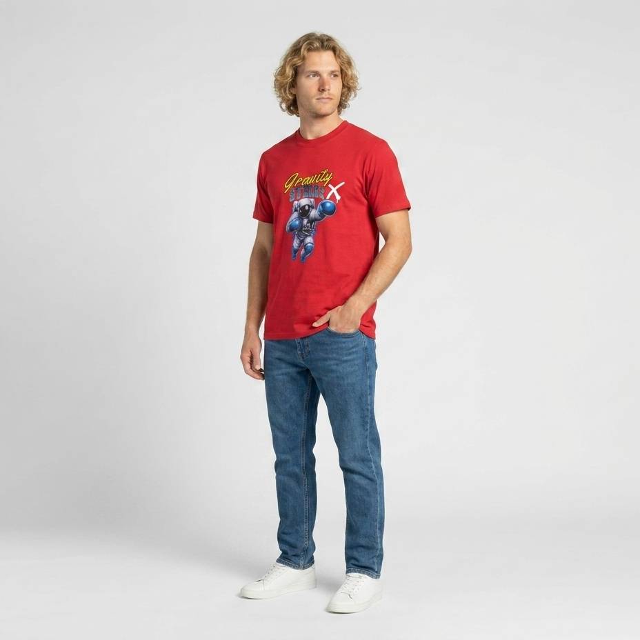 Gravity Strike- Rotes T-shirt- UPGRAYZ