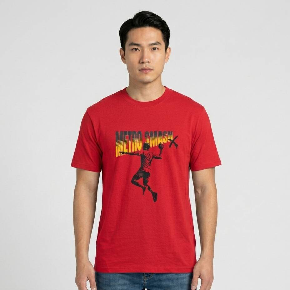 Handball Smatch it - Rotes T-shirt- UPGRAYZ