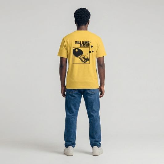 Table Tennis- Slasher- Gelbes T-shirt- UPGRAYZ