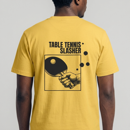 Table Tennis- Slasher- Gelbes T-shirt- UPGRAYZ