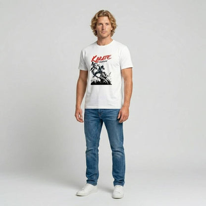Karate - Weisses T-shirt- UPGRAYZ