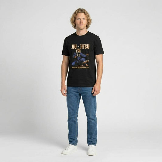 Jiu Jitsu- Schwarzes T-shirt- UPGRAYZ