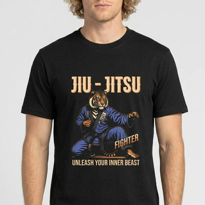 Jiu Jitsu- Schwarzes T-shirt- UPGRAYZ