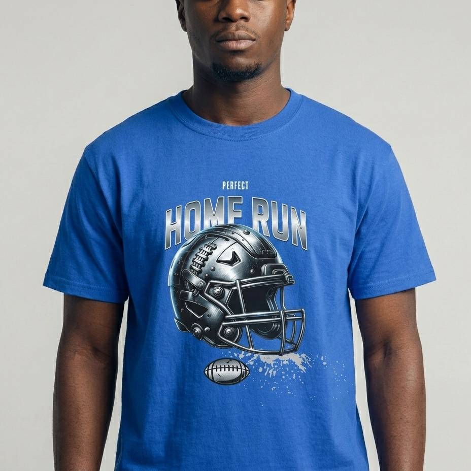 Football Home Run- Blues T-shirt- UPGRAYZ