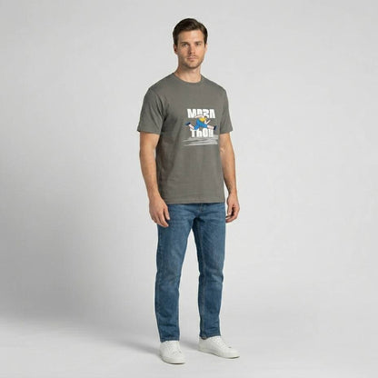 Marathon- Graues T-shirt- UPGRAYZ
