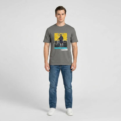 BMX Rider - Graues T-shirt - UPGRAYZ