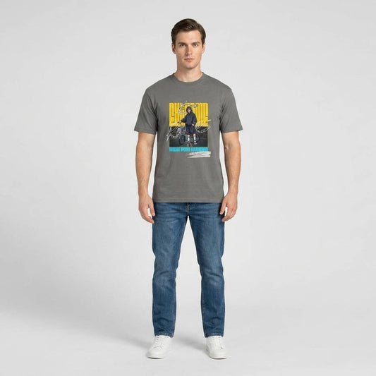 BMX Rider - Graues T-shirt - UPGRAYZ
